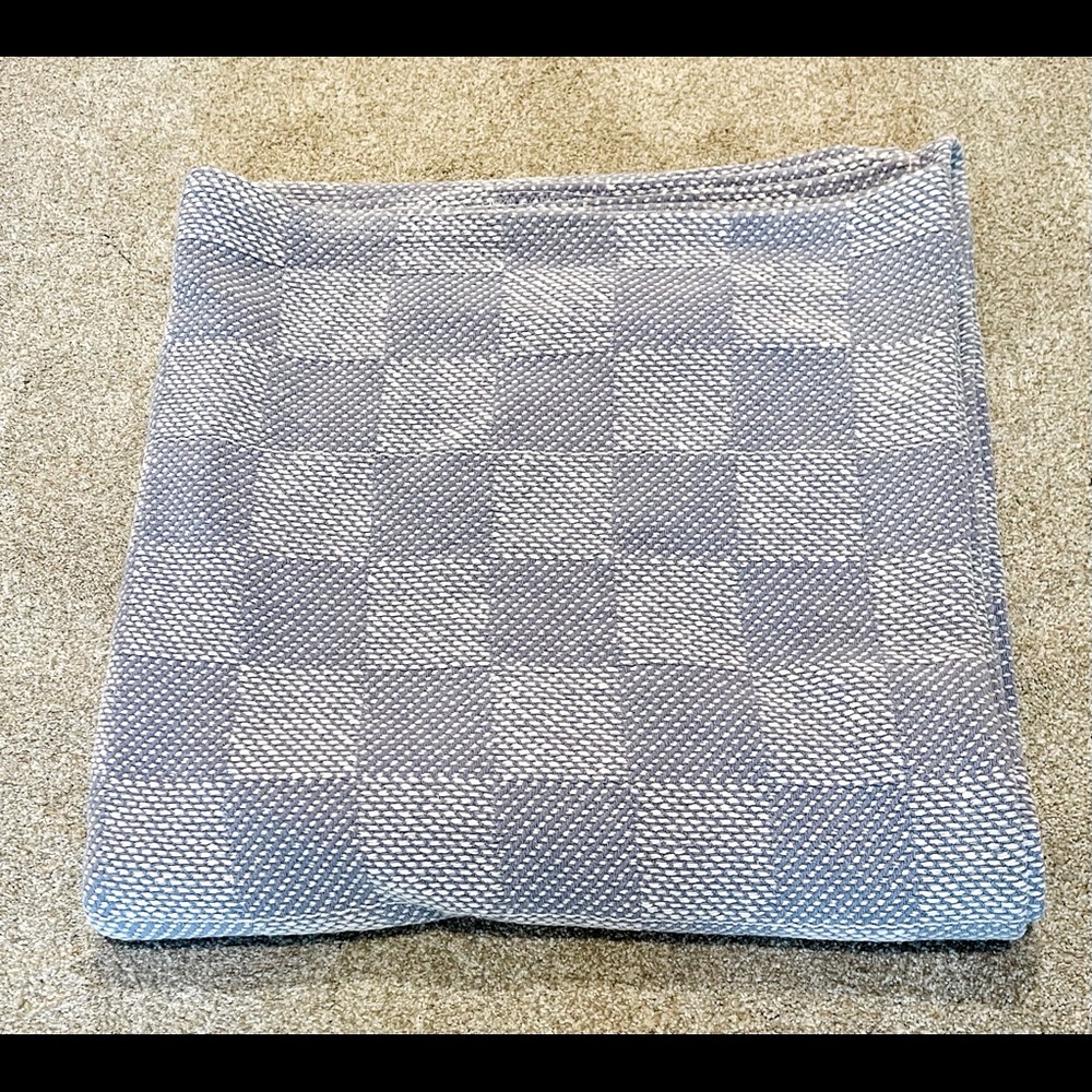 Eddie Bauer Home Chenille/Cotton Blanket